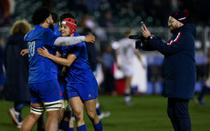 France players celebrate at the final whistle 10/3/2023