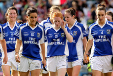 Renee Murphy, Roisin O'Keefe, Claire Kearns and Ciara Gray dejected 25/9/2011