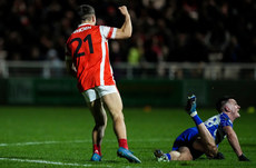 Conor Groarke of Cuala reacts to a score 9/11/2024