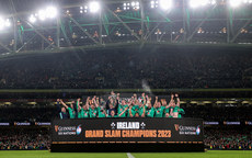 Ireland celebrate winning the Grand Slam 18/3/2023