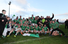 The Milltown/Castlemaine team celebrate with the cup 19/11/2023