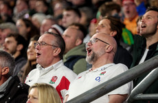 England fans during the match 16/11/2024