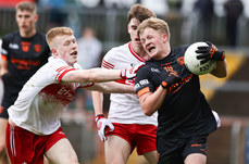 Aodhan McGrane is tackled by Cathair McBride  7/7/2024