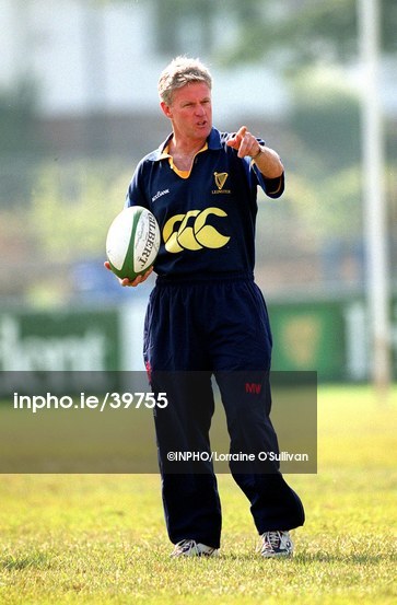 Leinster Rugby 15/8/2001 Coach Matt Williams Manda - 54133