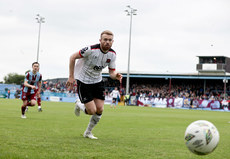 Paul Doyle chases after the ball 6/5/2024