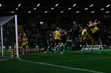 Joe Redmond scores his side’s third goal of the game14/10/2024