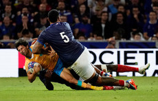 Romain Taofifenua collides with Santiago Arata which resulted in a yellow card to be reviewed in the bunker 14/9/2023